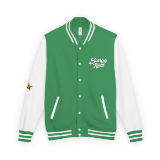 Heavyweight letterman jacket