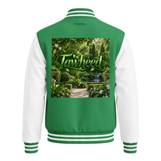 Heavyweight letterman jacket